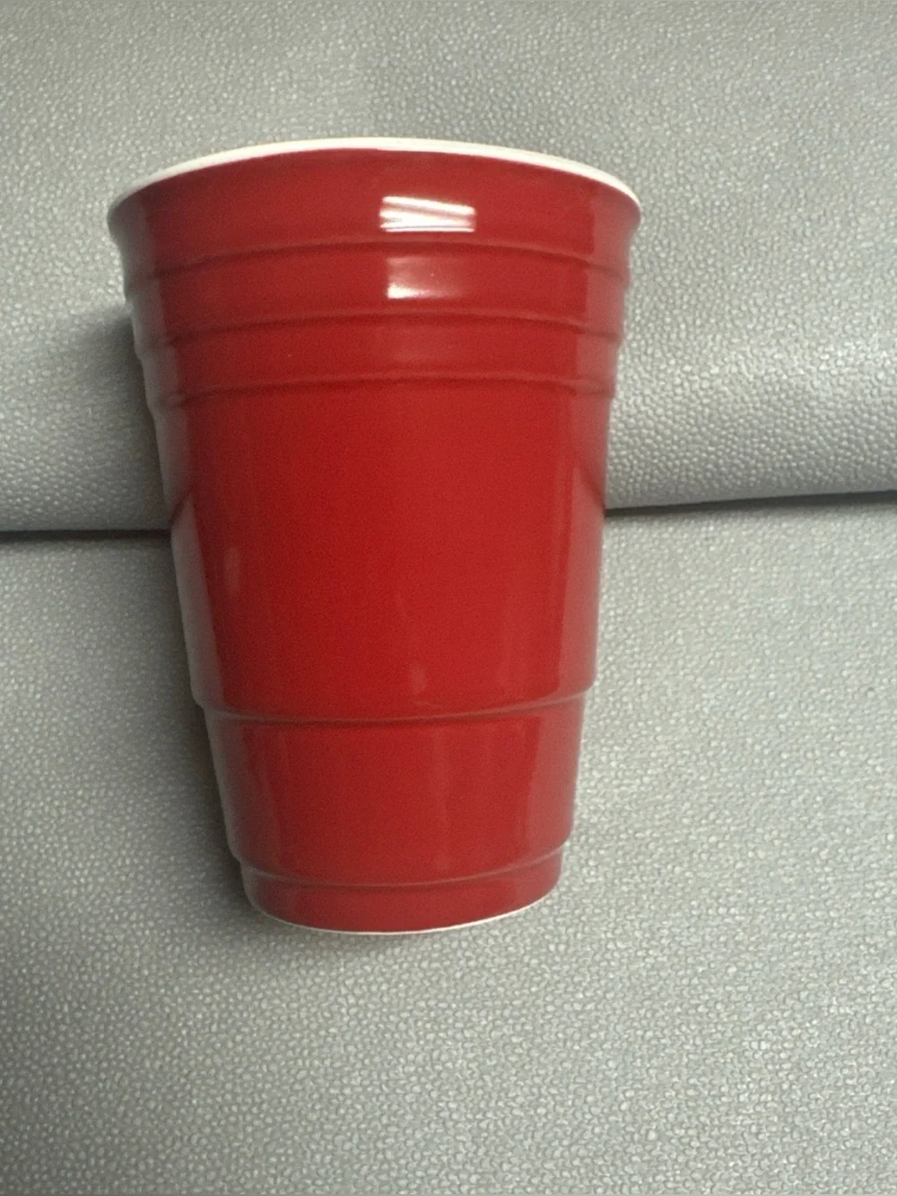 Ceramic Party Cup - Red Ceramic Reusable Drink 15 oz